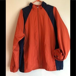 Men's Orange and Navy Jacket